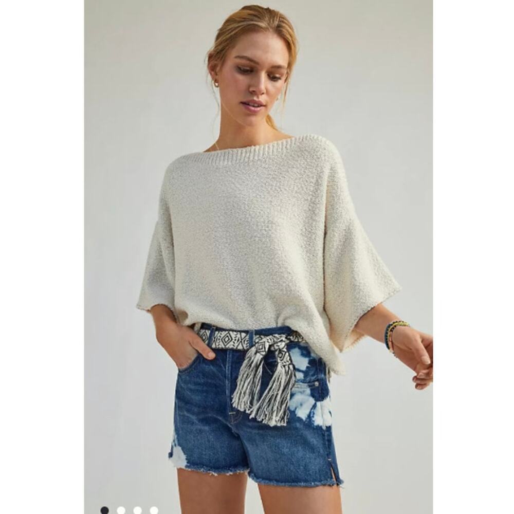 EDWIN Cai Ultra High-Rise Denim Shorts Size 30